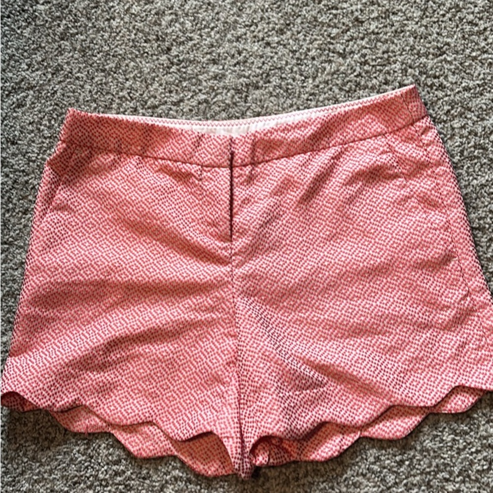 Women’s coral print shorts